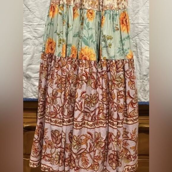 Free People Floral Patchwork Maxi Dress - Picture 5 of 6